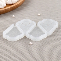 Силиконовый молд для леденцов и шоколада &laquo;Мороженое погремушка&raquo;, 6&times;4 см, цвет прозрачный