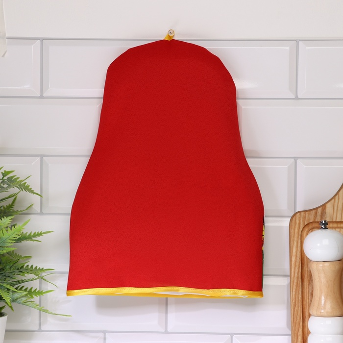 Грелка на чайник &laquo;Матрёшка&raquo;, с платочком