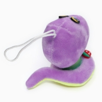 Новый год! Мягкая игрушка «Змейка с пружиной» на подвесе, 9 см, цвет МИКС Новый год! Мягкая игрушка «Змейка с пружиной» на подвесе, 9 см, цвет МИКС