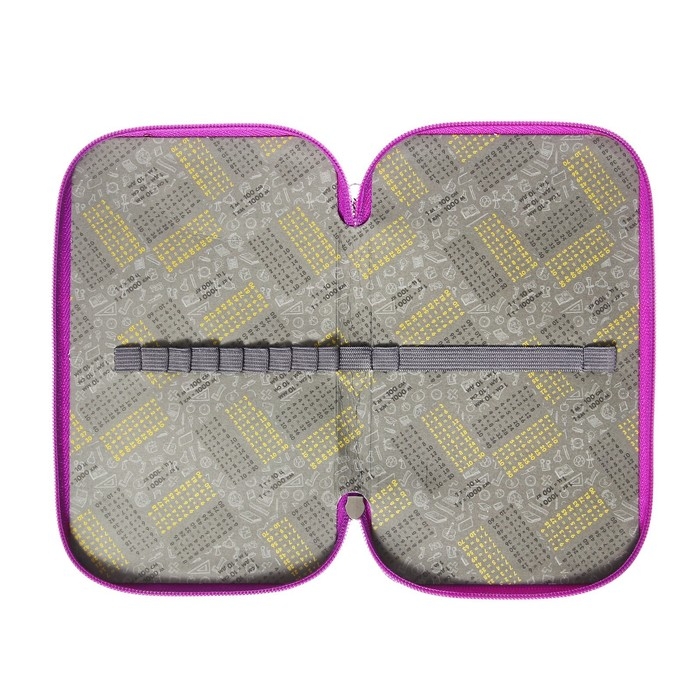 Пенал 3 секции, 125 х 205 х 55 мм, Calligrata 81П26/3 Пенал 3 секции, 125 х 205 х 55 мм, Calligrata 81П26/3 "Цветок", (объемный 3D-рисунок с эффектом металлика) ламинированный картон