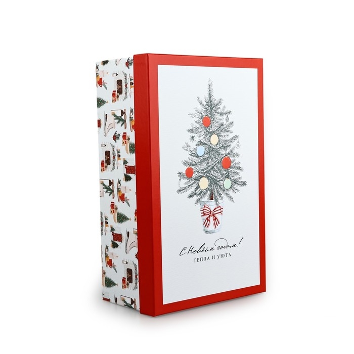 Коробка подарочная &laquo;Уютного нового года&raquo;, 32,5 х 20 х 12,5 см, Новый год