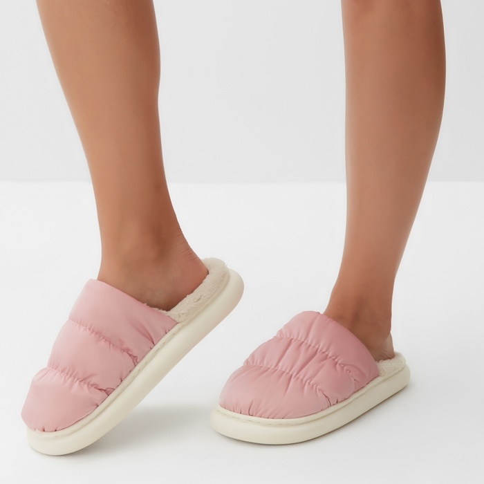 Тапочки женские, размер 36-37, цвет розовый