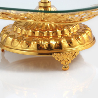 Этажёрка - фруктовница квадратная, 2 яруса, 29×29 см, 17×17 см, высота 43 см, стекло Этажёрка - фруктовница квадратная, 2 яруса, 29×29 см, 17×17 см, высота 43 см, стекло