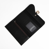 Кошелёк на молнии, цвет чёрный Кошелёк на молнии, цвет чёрный