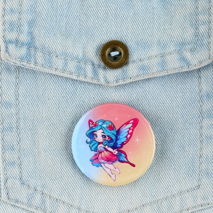 Значок закатной &laquo;Няшка милашка&raquo;, 38 мм, набор 3 шт.