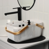 Корзина для хранения LaDо́m &laquo;Скандинавия&raquo;, 39&times;24,5&times;18 см, цвет белый