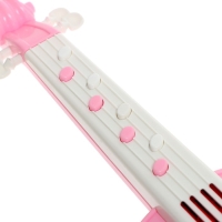 Игрушка музыкальная &laquo;Скрипка&raquo;, световые и звуковые эффекты, цвет розовый