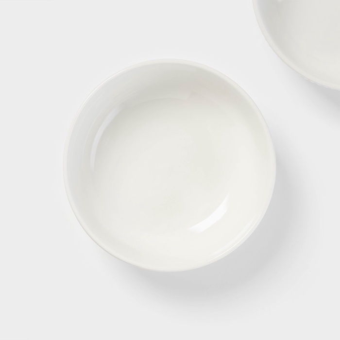 Набор салатников Magistro Edne, 600 мл, 15,5×5,5 см, фарфор, 2 шт, белый Набор салатников Magistro Edne, 600 мл, 15,5×5,5 см, фарфор, 2 шт, белый