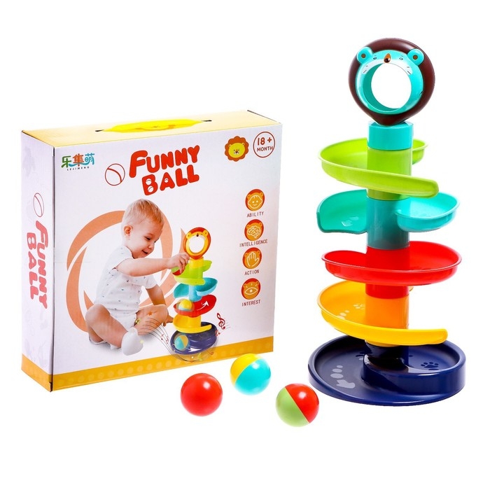 Развивающая пирамидка &laquo;Львёнок&raquo;, 6 элементов