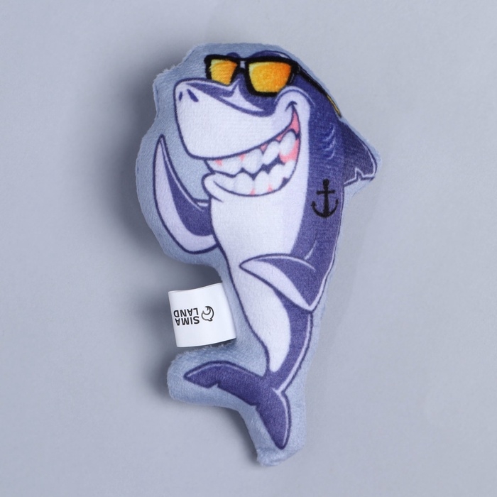 Игрушка для кошек с мятой &laquo;&lrm;Акула&raquo;&lrm;, 13 х 8 см