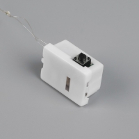 Фигура светодиодная &laquo;Хвоя&raquo; 28 x 20 x 20 см, 10 LED, батарейки AG13x3 (в комплекте), свечение тёплое белое