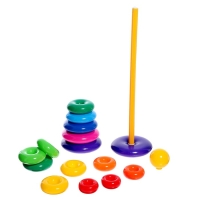 Пирамидка, с кругом, 15 колец Пирамидка, с кругом, 15 колец