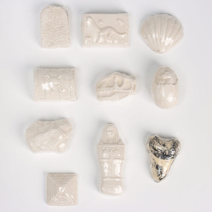 Набор для раскопок &laquo;Сокровища мира&raquo;, 10 слепков