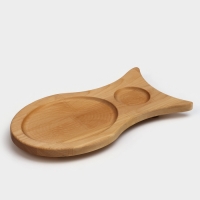 Доска для подачи рыбной продукции, пропитано минеральным маслом, 33&times;18 см, берёза