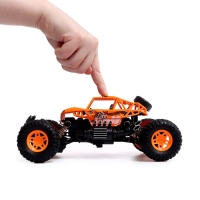 Джип радиоуправляемый &laquo;Краулер&raquo;, 1:18, работает от батареек, цвет оранжевый