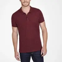 Рубашка поло мужская Brandy Men, темно-синяя с белым, размер XXL