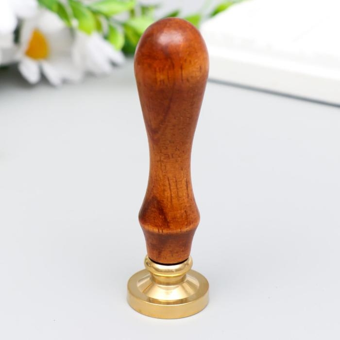 Печать для сургуча с деревянной ручкой Печать для сургуча с деревянной ручкой "Компас" 9х2,5х2,5 см