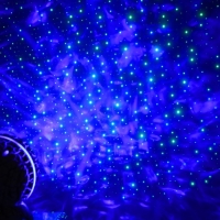 Световой прибор &laquo;Яйцо динозавра&raquo; 10 см, динамик, съёмная полусфера, свечение RGB, пульт ДУ, USB, белый