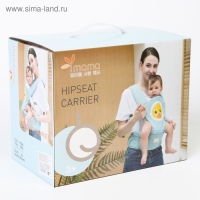 Рюкзак-кенгуру, хипсит для малыша «Животные», цвет голубой Рюкзак-кенгуру, хипсит для малыша «Животные», цвет голубой