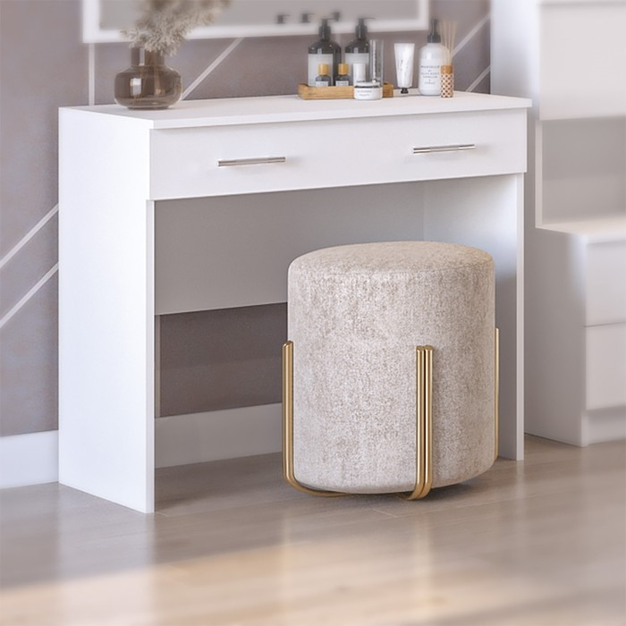 Спальный гарнитур Бася (Комплект 7 предметов), Белый