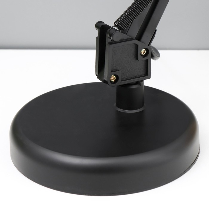 Настольная лампа "Юника" Е27 40Вт черный 14,5х14,5х53 см RISALUX