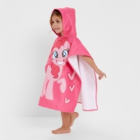 Полотенце-пончо детское махровое My Little Pony Пинки Пай 60х120 см, 50% хл., 50% полиэстер Полотенце-пончо детское махровое My Little Pony Пинки Пай 60х120 см, 50% хл., 50% полиэстер