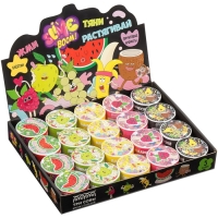 Набор слаймов мини &laquo;Slime boom. Взрывной фрукт&raquo;, 70 мл, 20 шт., 5 видов с блестк., шоу-бокс