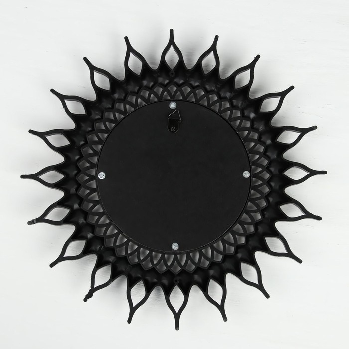 Зеркало настенное &laquo;Солнце&raquo;, d зеркальной поверхности 10,5 см, цвет &laquo;состаренное золото&raquo;