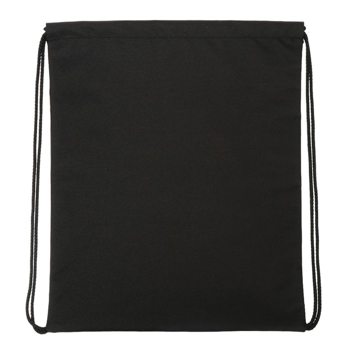 Мешок для обуви 435 х 360 мм, Stavia (плотность 600D с водоотталкивающей ПУ-пропиткой) "Монохром" чёрный