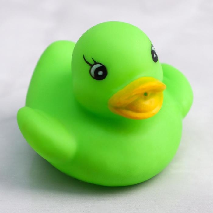 Набор резиновых игрушек для ванны &laquo;Резиновые уточки&raquo;, 4,5 см, с пищалкой, 6 шт., Крошка Я