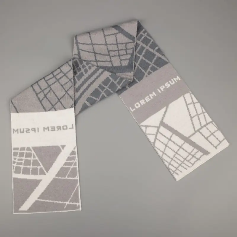 Шарф на заказ Tricksy Light, S, полушерсть