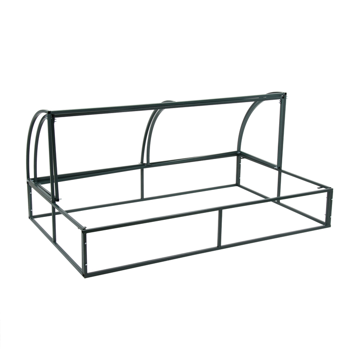 Теплица (каркас) &laquo;Хлебница&raquo;, 2 &times; 0,9 &times; 1,1 м, металл, профиль 20 &times; 20 мм, без поликарбоната