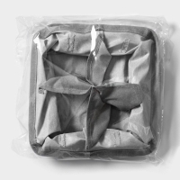 Органайзер для хранения белья LaDо́m, 4 ячейки, 20,5&times;20,5&times;12 см, цвет серый