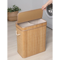 Корзина для белья Доляна «Кантри», с крышкой, 46×26×55 см, цвет бежевый Корзина для белья Доляна «Кантри», с крышкой, 46×26×55 см, цвет бежевый