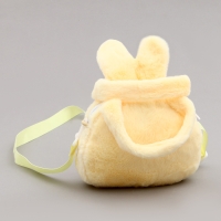 Сумка детская &laquo;Зайка&raquo; с бантиком, 18 см, цвет жёлтый