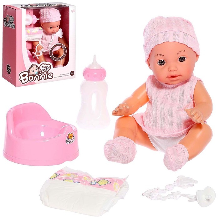 Пупс &laquo;Мой малыш&raquo; с аксессуарами, пьёт, писает, звуковые функции, МИКС
