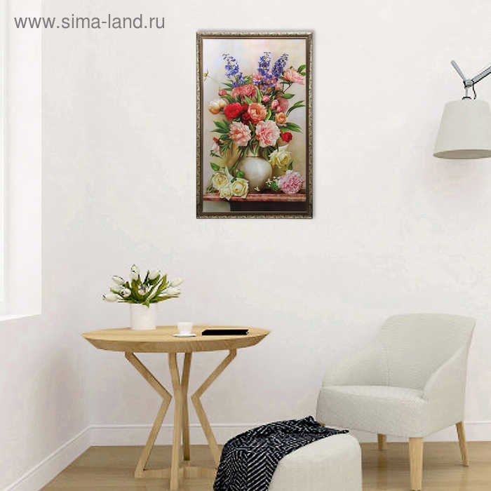 Картина "Изысканный букет" 67x107 см