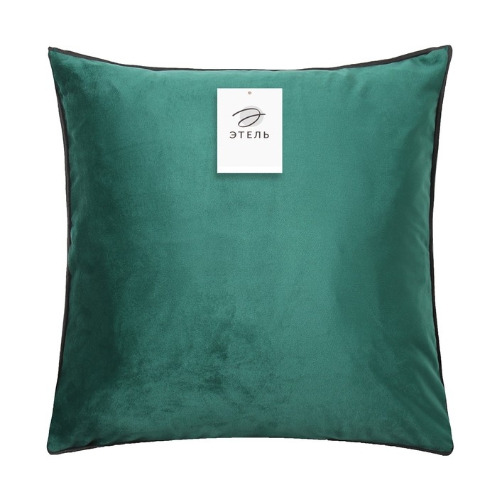Наволочка декоративная Этель «Кант», 45х45, цвет изумрудный, велюр (100% пэ) Наволочка декоративная Этель «Кант», 45х45, цвет изумрудный, велюр (100% пэ)