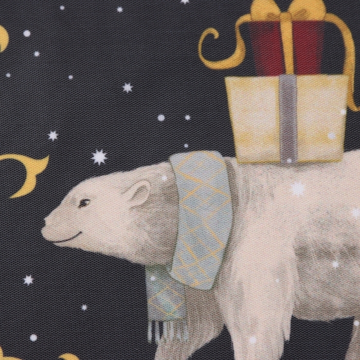 Новый год. Салфетка на стол Новый год. Салфетка на стол "Happy and year" 30х30см, 100% п/э, оксфорд 420 г/м2 106