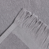 Полотенце махровое LoveLife "Fringe" 70х130 см, цвет серый, 100% хлопок, 380 гр/м2 Полотенце махровое LoveLife "Fringe" 70х130 см, цвет серый, 100% хлопок, 380 гр/м2