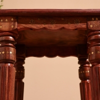 Столик кофейный 38х38х42 см, дерево шишам Столик кофейный 38х38х42 см, дерево шишам