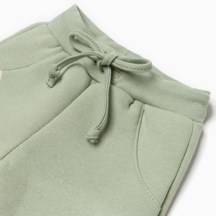 Костюм: толстовка и брюки Крошка Я Dino, рост 86-92, зеленый