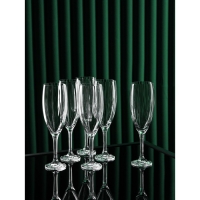 Набор бокалов для шампанского «Магнолия», 6 шт, 210 мл Набор бокалов для шампанского «Магнолия», 6 шт, 210 мл