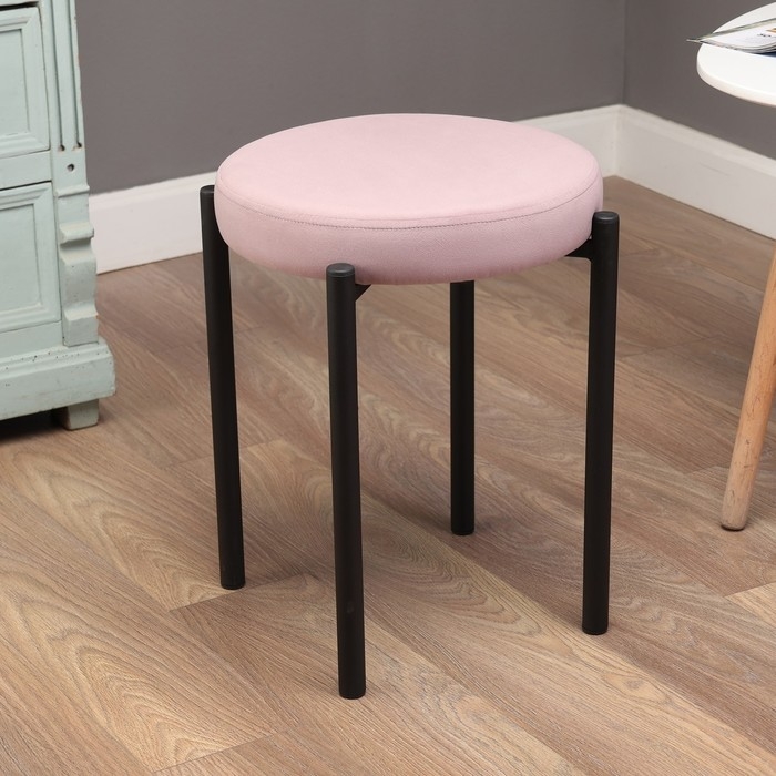 Табурет "Оливия" Velutto 11, пыльная роза