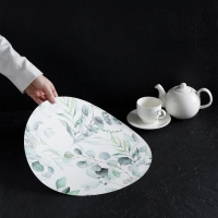 Салфетка сервировочная на стол &laquo;Акварель&raquo;, d=36 см