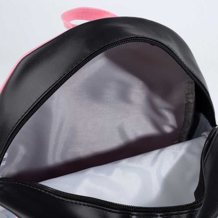 Рюкзак детский для девочки искусственная кожа, MEOW, кот, голография, 27х23 х 10 см Рюкзак детский для девочки искусственная кожа, MEOW, кот, голография, 27х23 х 10 см