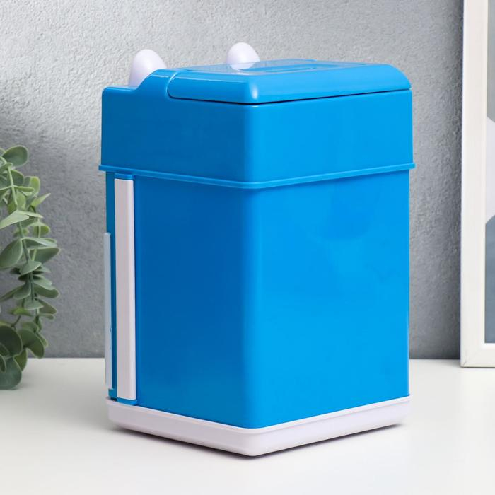 Копилка пластик для монет и купюр Копилка пластик для монет и купюр "Сейф - Кит" кодовый замок, звук 3АА 20,5х13х12 см