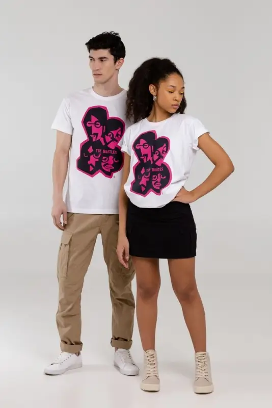 Футболка &laquo;Меламед. The Beatles&raquo;, белая, размер S