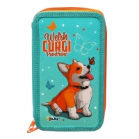 Пенал 2 секции 110*190 лам.кар ПКК 11-19 3D лак дев "Корги с бабочкой" 71027 Пенал 2 секции 110*190 лам.кар ПКК 11-19 3D лак дев "Корги с бабочкой" 71027