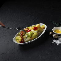 Селёдочница фарфоровая &laquo;Идиллия&raquo;, 25&times;12,8 см